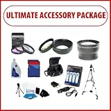 Pocket Video Camera Ultimate Accessory Kit for CANON POWERSHOT S5 IS, S3 IS & S2 IS Digital Cameras kit includes Wide angle macro lens,2x telephoto lens3 pc Filter kit,8 gb Sd Memory Card,Sd Card Reader,4 AA batteries and charger,Carrying Case,full size tripod,Camera Starter Kit