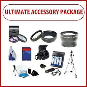 Ultimate Accessory Kit for CANON POWERSHOT S5 IS, S3 IS & S2 IS Digital Cameras kit includes Wide angle macro lens,2x telephoto lens3 pc Filter kit,8 gb Sd Memory Card,Sd Card Reader,4 AA batteries and charger,Carrying Case,full size tripod,Camera Starter Kit