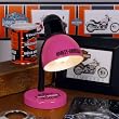 Pack of 2 Officially Licensed Harley Davidson Pink Desk Lamps