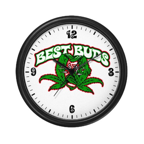 Wall Clock Marijuana Best Buds
