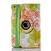 iPad mini Case - Nozza® iPad mini 3 / iPad mini 2 / iPad mini Case, 360 Degree Rotating Multi-Angle Stand Smart Cover with Auto Wake/Sleep Feature Flower Green