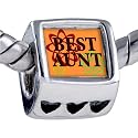 Best Aunt Beads - Pandora Bead & Bracelet Compatible