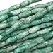 China Jade 5 x 12mm Long Tapered Tube Beads /15 Inch Strand