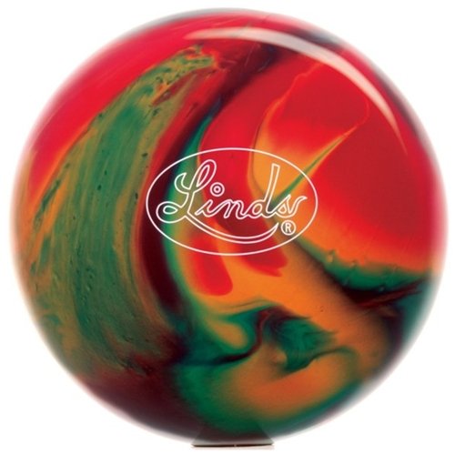 Linds Easy Red/Teal/Gold Bowling Ball