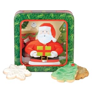 Santa Window Tin