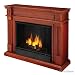 Real Flame Elise Wall Fireplace Indoor Ventless Fireplaces 6800-Dark Mahogany