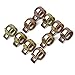 10 x 15mm Spring Clip Fuel Hose Line Water Pipe Air Tube Clamps Fastener by Generic