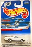1999 - Mattel / Hot Wheels - 1968 Chevy El Camino (White) - 2000 First Editions : #8 of 36 Cars - 1:64 Scale Die Cast Metal - MOC - Limited Edition - Collectible