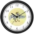 Mother Goose No.2 by Artist: Sylvia Long Wall Clock by WatchBuddy Timepieces (Black Frame)
