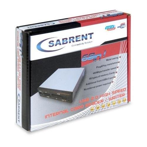 Sabrent 68-in-1 USB 2.0 Internal Flash Memory Card Reader CRW-UINB