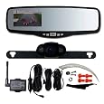 Peak PKC0RG Small Rearview Mirror with 3.5-Inch Backup Camera