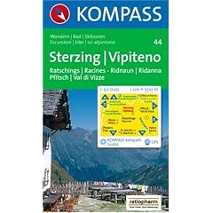 Sterzing, Vipiteno: Ratschings/Racines, Ridnaun/Ridanna, Pfitsch/Val di Vizze. Wander-, Bike- und Skitourenkarte. 1:50.000. GPS-genau