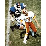 Steiner Sports NFL Harry Carson About to Sack Theisman Autographed 8-by-10-Inch Photograph