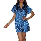 MLB Seattle Mariners Womens Gorgeous Pajama / Loungewear Set - Blue (Size: M)
