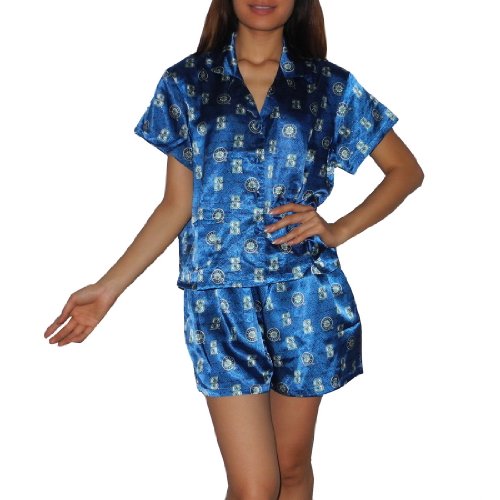 MLB Seattle Mariners Womens Gorgeous Pajama / Loungewear Set - Blue (Size: XL)