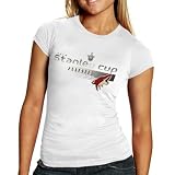 NHL Old Time Hockey Phoenix Coyotes Ladies White Pearle 2010 Stanley Cup Playoffs T-shirt (Large)