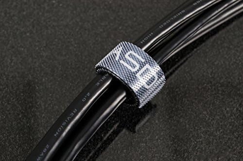 WASD Keyboards Microloop Cable Ties: 6 5/8" X 1/2" Ties, Black (10pcs)