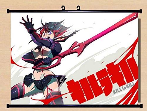 Home Decor Kill la Kill Cosplay Fabyic Wall Scroll Painting Poster 22 X 16 Inches