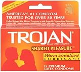 Trojan Shared Pleasure Warm 12 Pk   Condoms