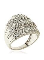 PARIS VENDOME Anillo Triple pavage (Oro Blanco)