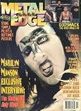 Metal Edge Magazine December 2000 Marilyn Manson, Black Sabbath, Godsmack