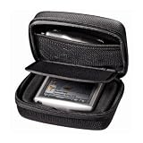 DURAGADGET Black Hard Eva carry case and Screen Protector for Tomtom start/2 and tomtom one 3,5 inch models.
