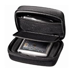 DURAGADGET Black Hard Eva carry case and Screen Protector for Tomtom start/2 and tomtom one 3,5 inch models.