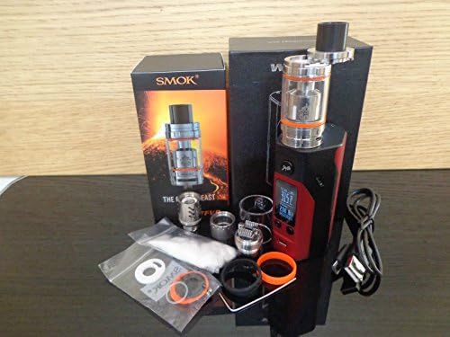 wismec reuleaux rx200s + tfv8 + 60m j.u.ice (bundle) 100% Authentic wismec rx200s (Black &amp; Red)
