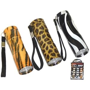  LED Flashlight Animal Print Designs  