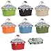 Outdoor Living : Picnic Time Metro Basket Collapsible, Insulated Basket w/ Aluminum Frame (Olive Green)