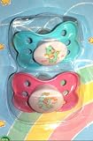 2 CARE BEARS PACIFIER – COLORS VARY