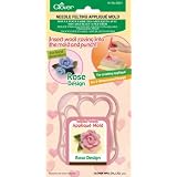 Clover Applique Mold, Rose Design
