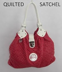 Quilted Satchel - Collegiate Style Handbags