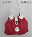 Quilted Satchel - Collegiate Style Handbags