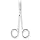 Stainless Steel Non Sterile Mirror Finish Straight Iris Scissor, 4-1/2" Length, For Single Use (Pack of 100)