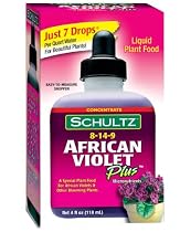 Schultz African Violet Plus Plant Food 8-14-9, 4 fl oz. 1061
From Schultz
