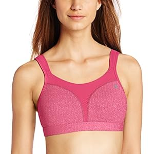 Champion Women's Spot Comfort Full Support Sports Bra, Steeze Pink, 38DD
