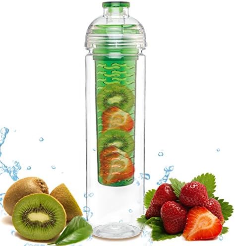 Water Infuser-H2go-sports-infuse in Flip Top, Spill Proof Durable Tritan 27 Oz