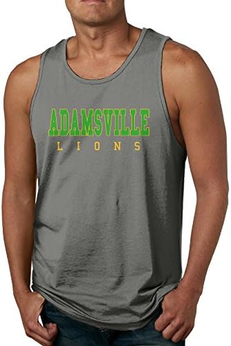 CHEDUCEA Adamsville Elementary School Lions Men's Cotton Tank Top DeepHeather