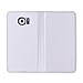 WAWO Samsung Galaxy S6 Case, PU Leather Wallet Flip Cover Case with Credit Card ID/Pocket Money Slot for Samsung Galaxy S6 - White