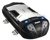 ENERGIZER 1100 Watt Power Inverter converts 12V DC from cars battery to 120 Volt AC with 2 USB ports 2.1A shared compatible with iPad iPhone