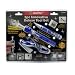 Ampro 19736 Deluxe Tool Set with Magnetic Pick Up Flashlight, Screwdriver and 4-in-1 Tool, 3 Piece