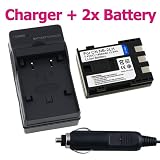 TWO BATTERY And CHARGER For CANON Digital Rebel XT Xti