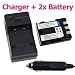 TWO BATTERY And CHARGER For CANON Digital Rebel XT Xti