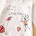 Little Girl's Long Sleeve Cartoon Pullover Shirt and Jeans Pants Outfit Set