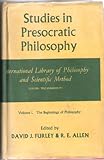 Studies in Presocratic philosophy