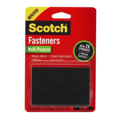 Scotch Multi-Purpose Fasteners, 2  x 3 Inches, 3 Sets per Pack (RF7051)