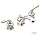 Moen T4570CP-9000 Monticello Two-Handle Low Arc Bathroom Faucet Trim Kit with Valve, Chrome and Polished Brass