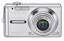 Olympus FE-340 8MP Digital Camera with 5x Optical Zoom (Silver)
