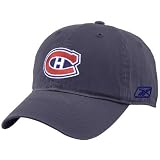 Montreal Canadiens Navy BL Slouch Adjustable Strapback Hat